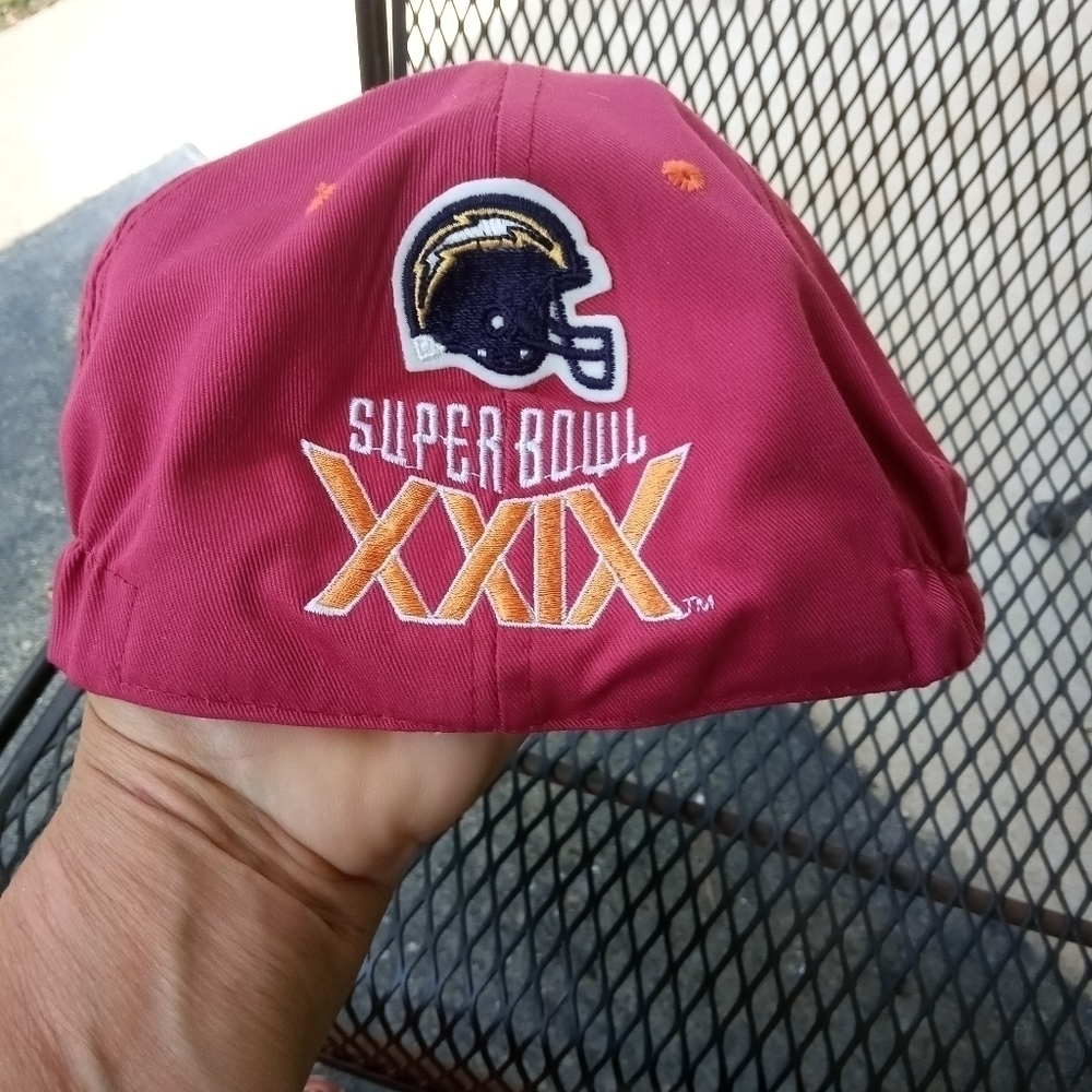 Vintage Men's Super Bowl XXIX Baseball Cap San Francisco 49ers vs. Chargers 90s - Picture 3 of 5